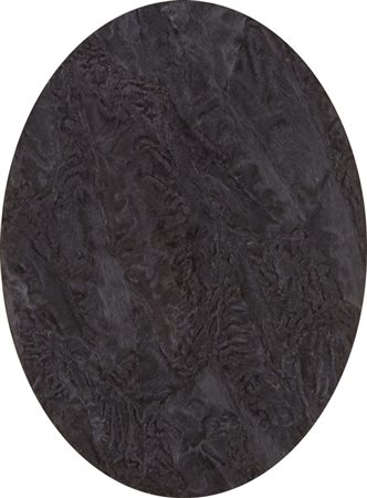 ELIO MARCHEGIANI (1929-) Specchio in Astrakan 1979astrakan e legno con...