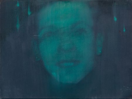 DANIELE GALLIANO (1961-) Senza titolo 1996olio su tela cm 30x40firmato e...