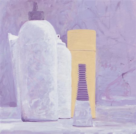 LUCA PANCRAZZI (1961-) Interno 1998olio su tavola cm 30x30firmato e datato...