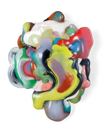 DAVIDE NIDO (1966-2014) Senza titolo 2008plastica colorata fusa in teca di...