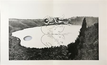 GIULIO PAOLINI (1940-) L'Exil du Cygnefototipia cm 50x80firmato e numerato...