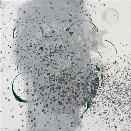 PAOLO MASI (1933-) Senza titolo 2009smalto su cartone cm 39x39firmato e...