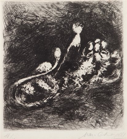 MARC CHAGALL (1887-1985) Dalla serie: Les Fables de la FontaineLe lion et le...