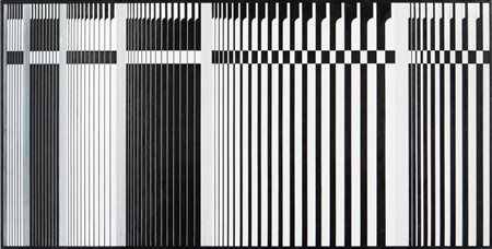 GIOVANNI PIZZO (1934-) Sign-Gestalt n°91/A 1962tecnica mista (Morgan's paint...