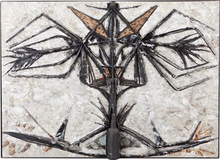 CLAUDIO COSTA (1942-1995) Le alchimie alchemiche 1985tecnica mista su tela cm...