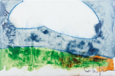 MARIO SCHIFANO (1934-1998) Senza titolo (metà anni '70)smalto su tela cm...