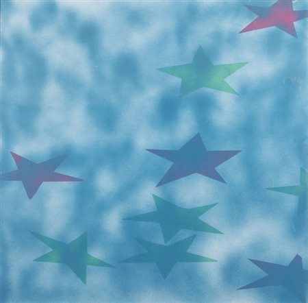 MARIO SCHIFANO (1934-1998) Senza titolo 1973-74 smalto spray su tela cm...