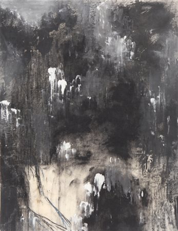 ARCANGELO (1956-) Paesaggio 1988olio su tela cm 87x66firmato datato e...