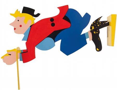 OKLAHOMA SRL DI ALDO SPOLDI (-) Sponsor messaggero 1994sagoma in legno...