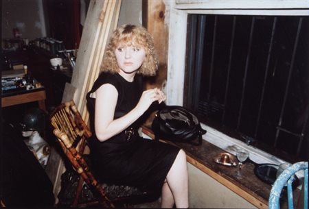 NAN GOLDIN (1953-) April in the window NYC 1983cibachromecm 30 5 x 40 5...