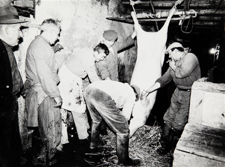 MARIO GIACOMELLI (1925-2000) Macellaianni'60stampa vintage ai sali d'argento...