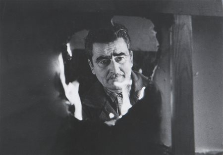 UGO MULAS (1928-1973) Alberto Burri1961stampa vintage ai sali d'argento cm...