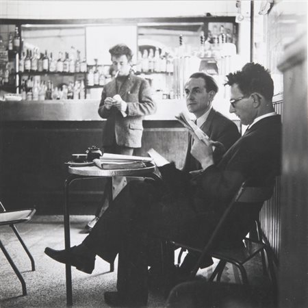 UGO MULAS (1928-1973) Alberto Masani e Stefano Userzio al Bar Jamaica...