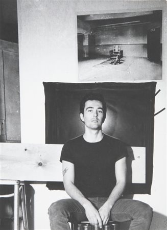 UGO MULAS (1928-1973) Philip Fagan posa per un film di Andy Warhol1964stampa...