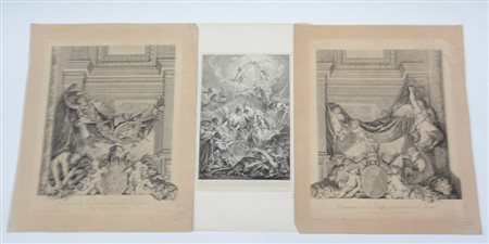 Cartella contenete numerose incisioni di diversa epoca e autore (difetti)