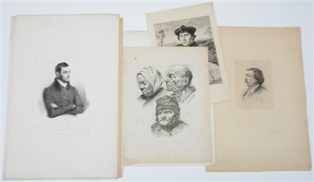 Cartella contenente numerose incisioni di diversa epoca(difetti)