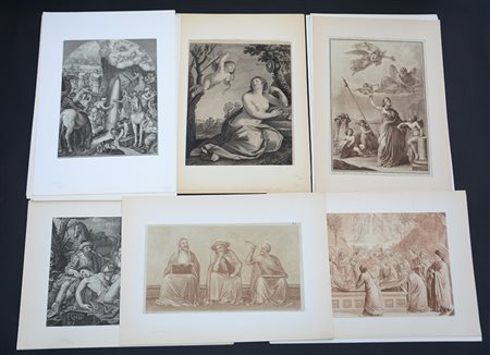 Lasinio, Bergler e altri:numerose incisioni di diverso soggetto ed epoca...