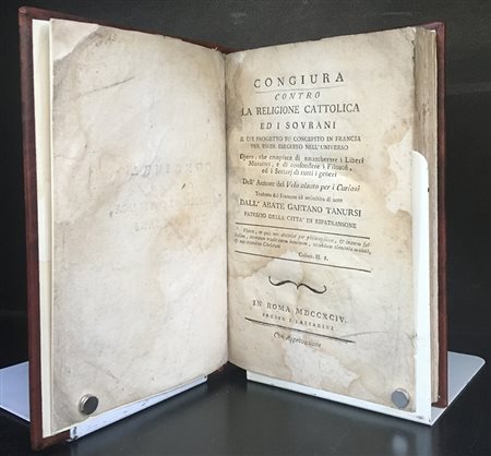 [LEFRANC JACQUES-FRANCOIS]. Congiura contro la religione cattolica ed i...