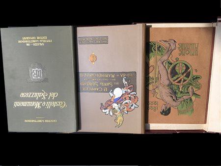 [LEGATURE] Lotto di tre edizioni Lobetti- Bodoni: La cappella del Santo...