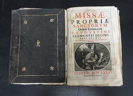 [LEGATURE] Missae in agenda defunctorum. Venezia: Balleoniana, 1743. Folio,...