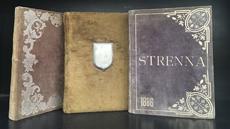 [LEGATURE] STRENNA ITALIANA. Insieme di 6 strenne per gli anni 1881, 1884,...