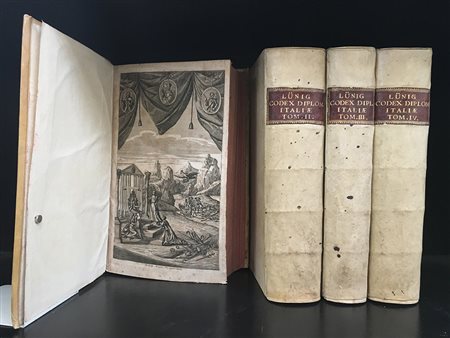 LUNIG J. C. Codex Italiae diplomaticus, quo non solum multifarae...