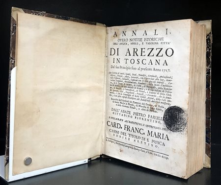 [AREZZO] FARULLI Pietro. Annali ovvero notizie storiche dell’antica, nobile,...