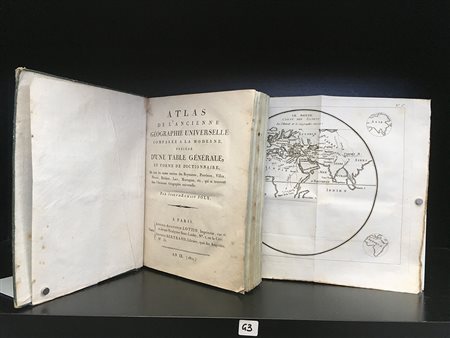 [ATLANTE] JOLY J.R. Atlas de l'ancienne géographie Universelle. Parigi:...