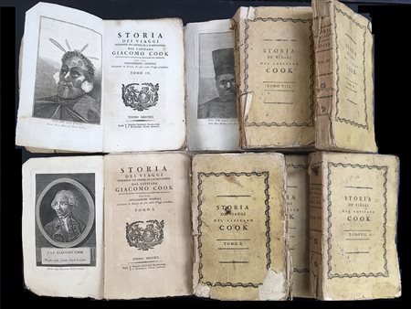 COOK, James. Storia dei viaggi intrapresi per ordine di S.M. Brittannica dal...