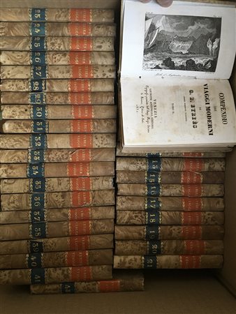 EYRIES J B B. Compendio dei viaggi moderni Prima versione italiana. Venezia:...