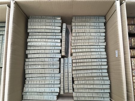Lotto composto da numerosi piccoli volumi della Biblioteque Francaise in...