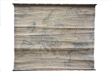 [MAPPA] SPRUNER K. Europa zur zeit Carls des Grossen. Gotha: Perthes [ca....