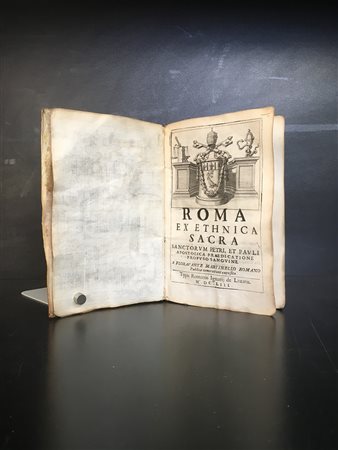 MARTINELLI, Fioravante. Roma ex ethnica sacra. Roma: de Lazaris, 1653. 8vo,...