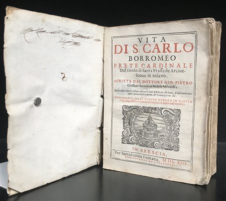 [MILANO] GIUSANNO, Pietro. Vita di s. Carlo Borromeo prete cardinale del...