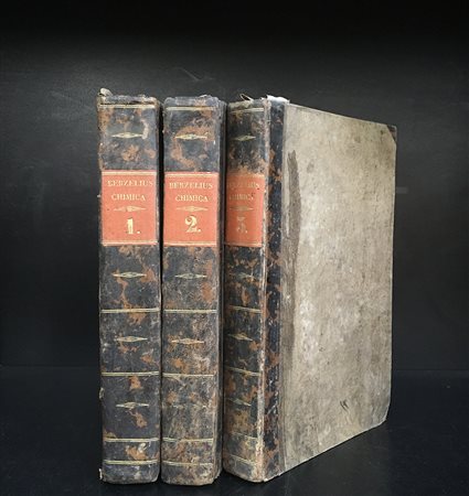 BERZELIUS Jons Jakob.Trattato di Chimica Tradotto a Parigi per A. J. L....