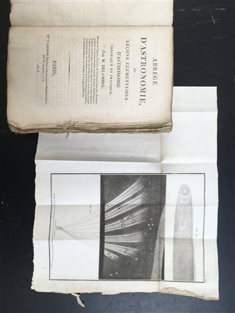 DELAMBRE Jean-Baptiste-Joseph (1749-1822). Abrege d'astronomie ou Lecons...