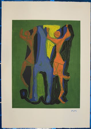 Marino Marini (Pistoia 1901 - Viareggio 1980)"Marino From Gothe (tav. II)"...