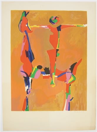 Marino Marini (Pistoia 1901 - Viareggio 1980)"Idea del cavaliere"...