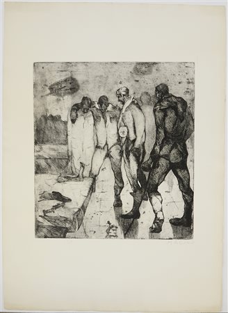 Marino Marini (Pistoia 1901 - Viareggio 1980)"La guerra del 1914"...