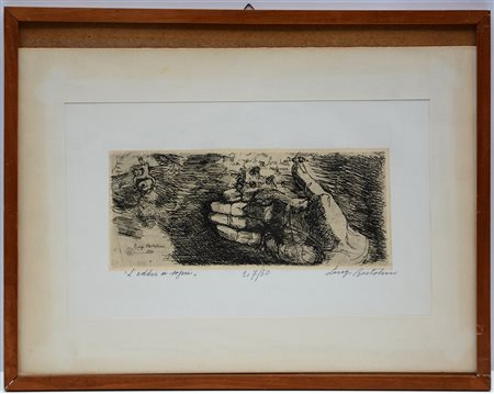 Luigi Bartolini (Crapamontana 1892 - Roma 1963)"L'addio ai sogni"...