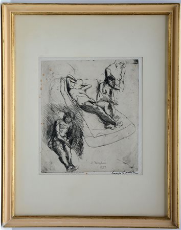 Luigi Bartolini (Crapamontana 1892 - Roma 1963)"Senza titolo"...