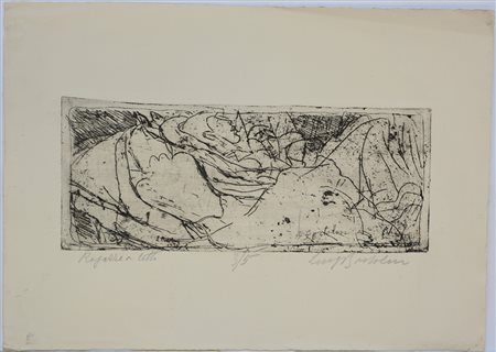 Luigi Bartolini (Crapamontana 1892 - Roma 1963)"Ragazze a letto"...