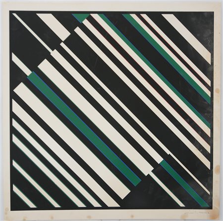 Günter Fruhtrunk (Monaco 1923 - Monaco 1982)"Senza titolo" lotto composto da...