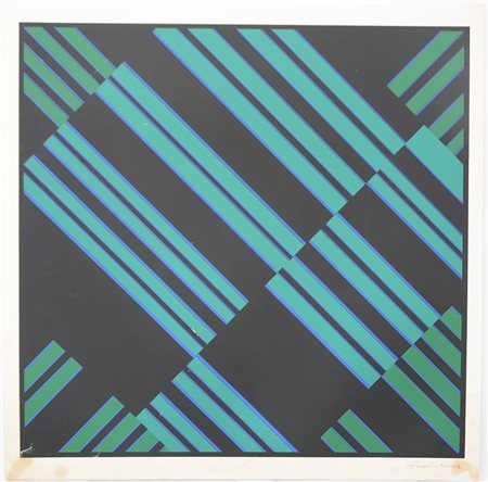 Günter Fruhtrunk (Monaco 1923 - Monaco 1982)"Senza titolo" lotto composto da...