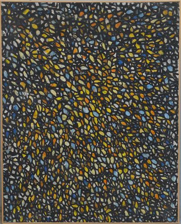 Timothy Hennessy (San Francisco 1925)"Senza titolo" olio su tela, anni '60cm...