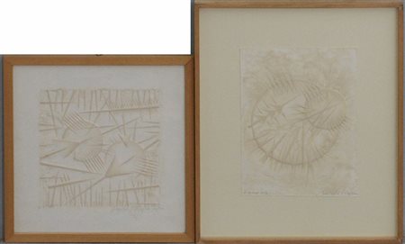 Arnaldo Pomodoro (Morciano Di Romagna 1926)lotto composto da due grafiche...