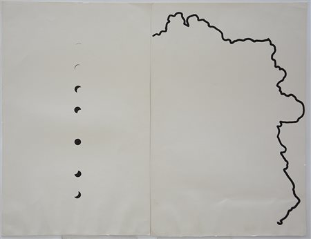 Claudio Parmiggiani (Luzzara 1943)lotto composto da quattro litografie dal...