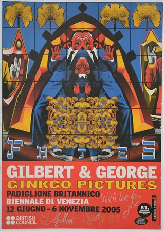 Gilbert & George (S Martino In Badia-Plymouth 0)"Ginkgo Pictures" 2005poster...
