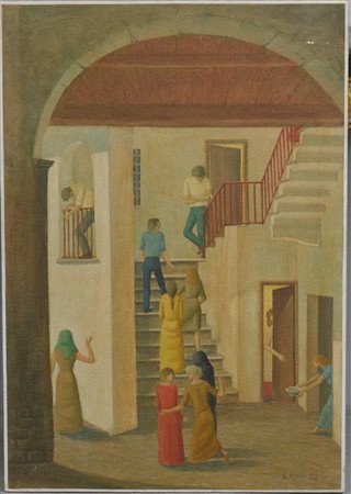 Giovanni Rossi (Cantù 1907 - Saronno 1985)"Attesa (interpretazione di un...