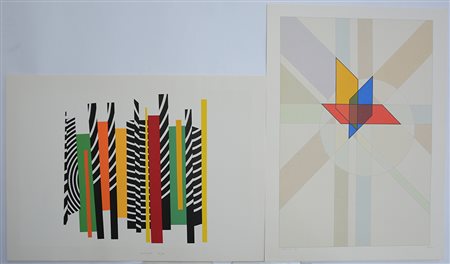 Bruno Munari - Luigi Veronesi "Due da ottanta" 1988cartella editoriale...